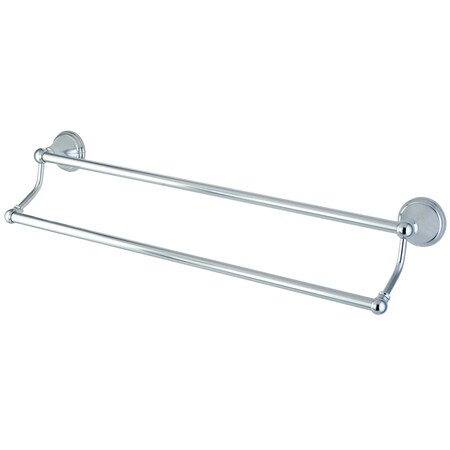 Kingston Brass Governor 24" Dual Towel Bar, Polished Chrome BA2973C